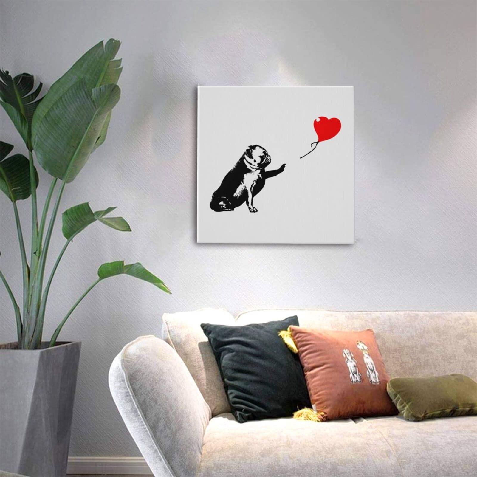 No.249フレーム付きキャンバスアート バンクシー バスキア インテリア絵画