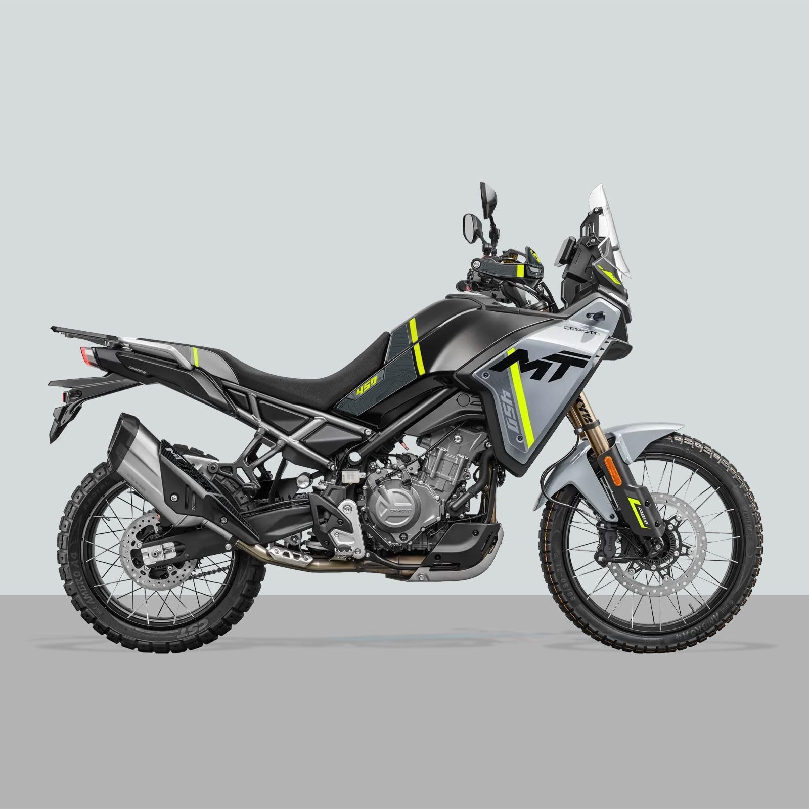 Resin Bike Kit Adesivi Moto Compatibile con CF MOTO 450 MT 2024-2026 Tundra Grey Protezioni Moto Serbatoio Completa da Urti e Graffi. Adesivi Resinati con Effetto 3D Made in Italy