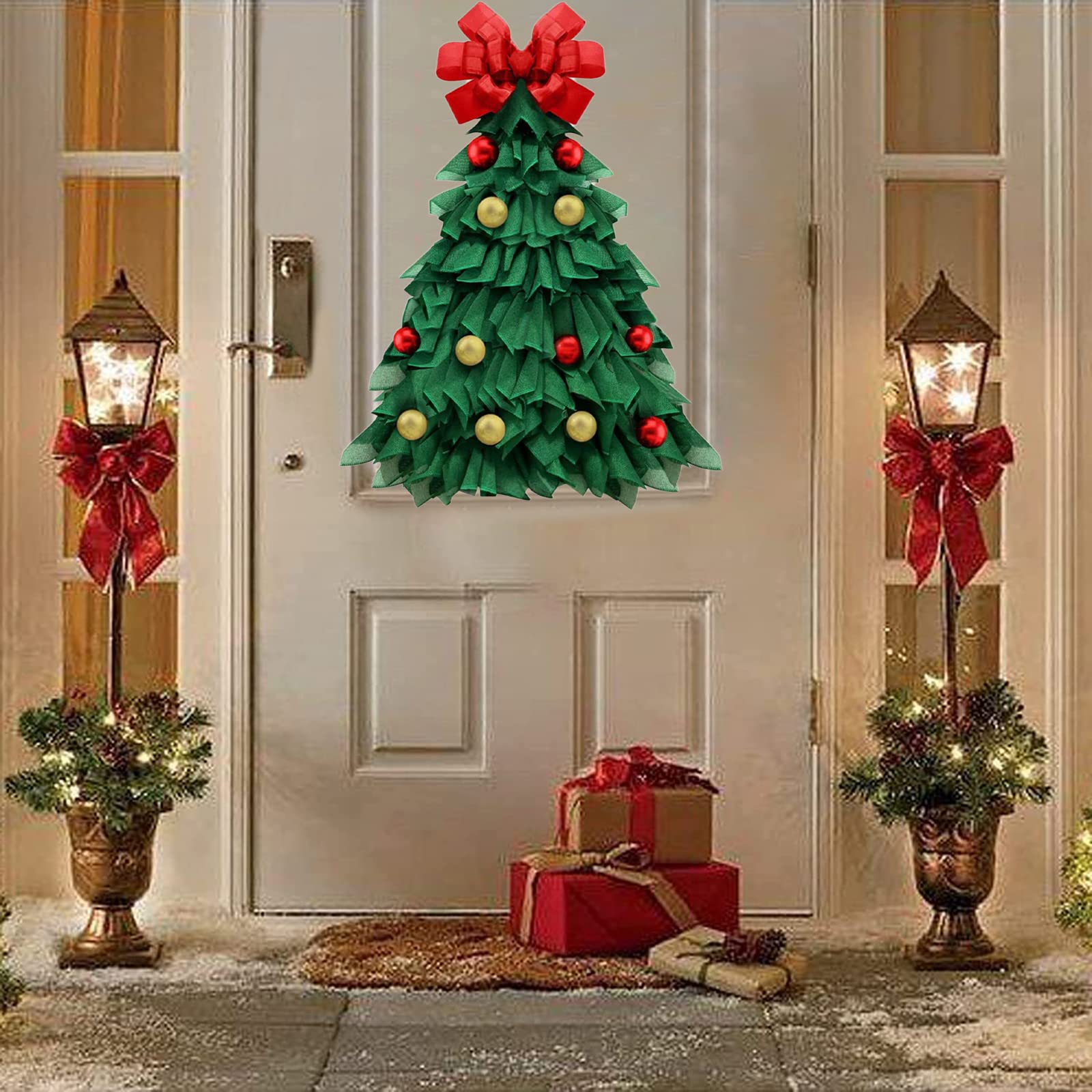 Amazon.co.jp: Ochine 24インチ クリスマスツリーリース