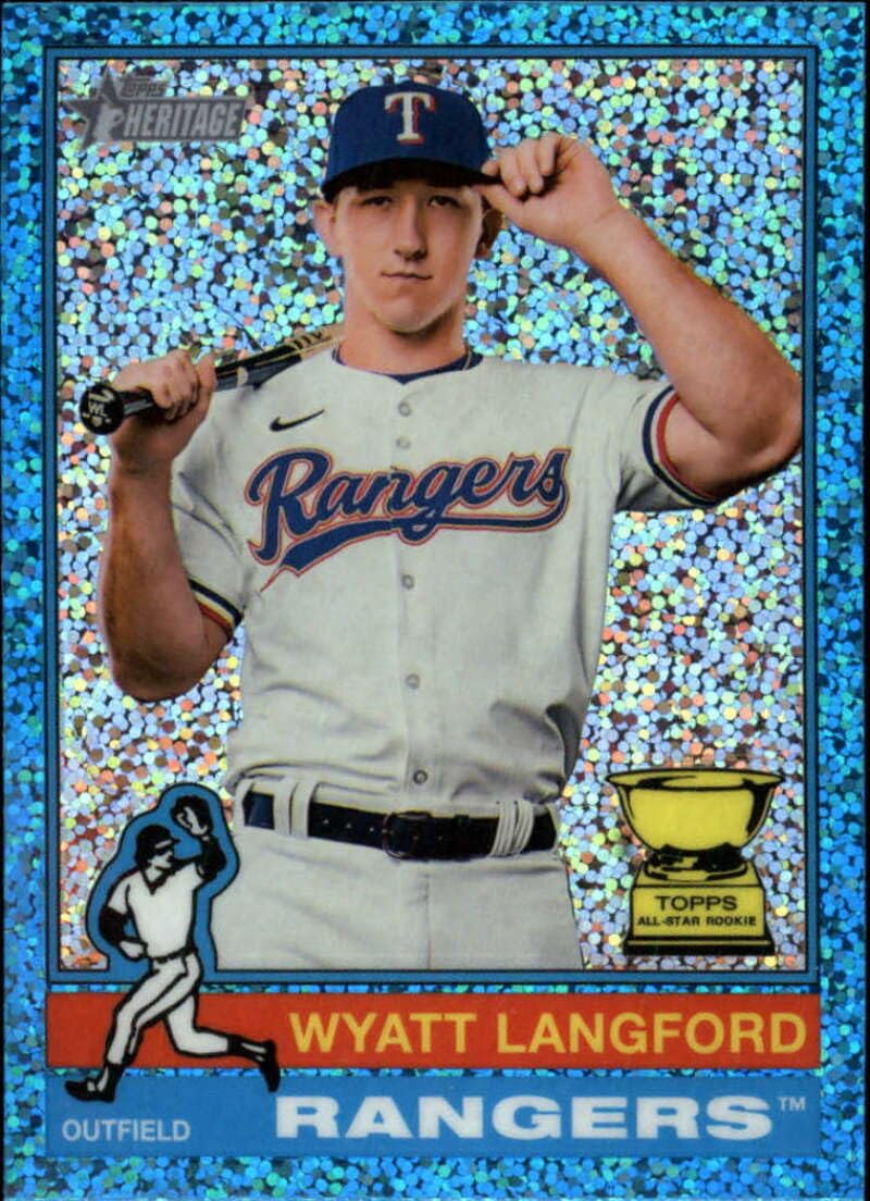 人気，正規品 超激レア 2025 Topps Wyatt Langford ワイアットラング