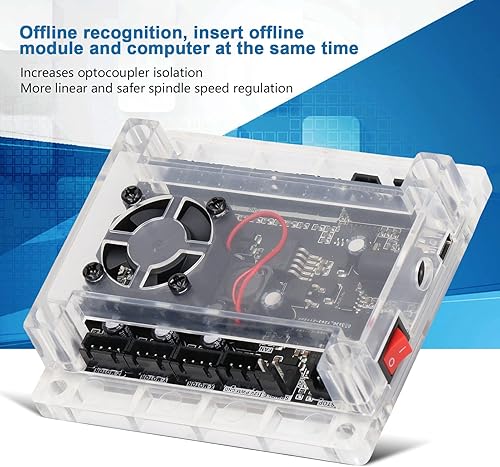 Miniatura 5 de CNC Engraving Machine Control Board, 3 Axis GRBL 1.1 V3.4 USB Port Engraver Controller Milling Machine Control Board With Emergency Stop And Limit