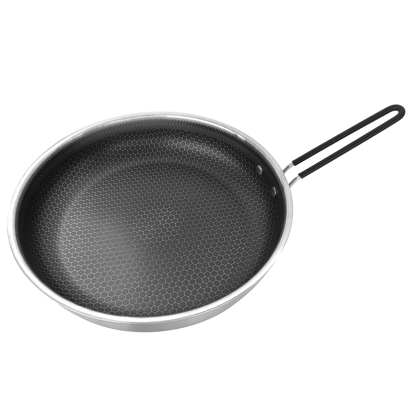 Składany uchwyt bez patelni bez kija Universal for Gas Electric Indukcja Ceramiczne piece ceramiczne trwałe stali nierdzewne 26 cm 28 cm Opcje (M)