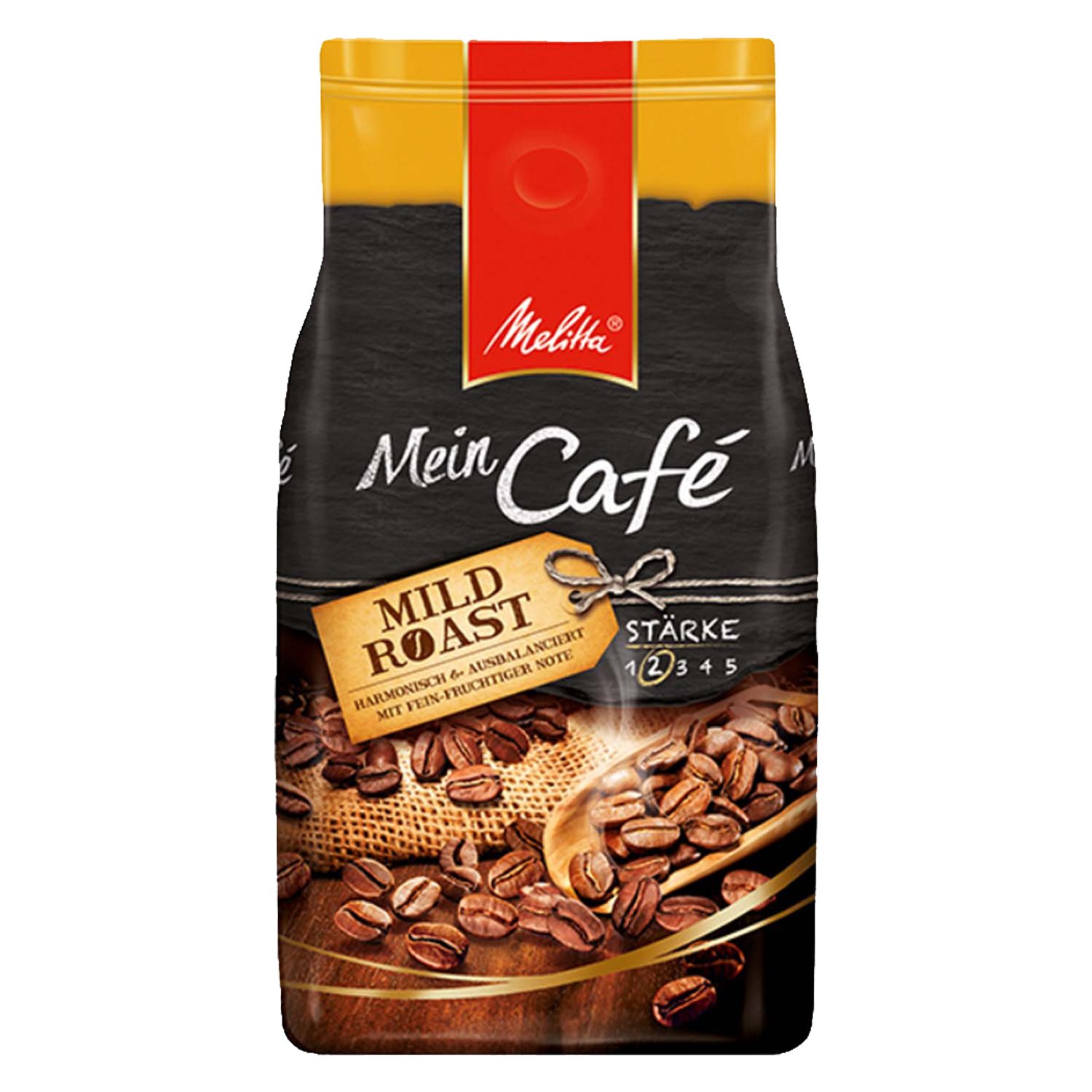 Melitta Mein Café Mild Roast, Kaffeebohnen, 8x 1000g (8000g) - Kaffee mit feiner fruchtiger Note!