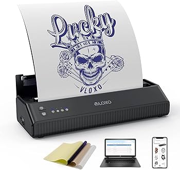Amazon.co.jp: VLOXOタトゥー下絵転写用 持ち運びポータブル