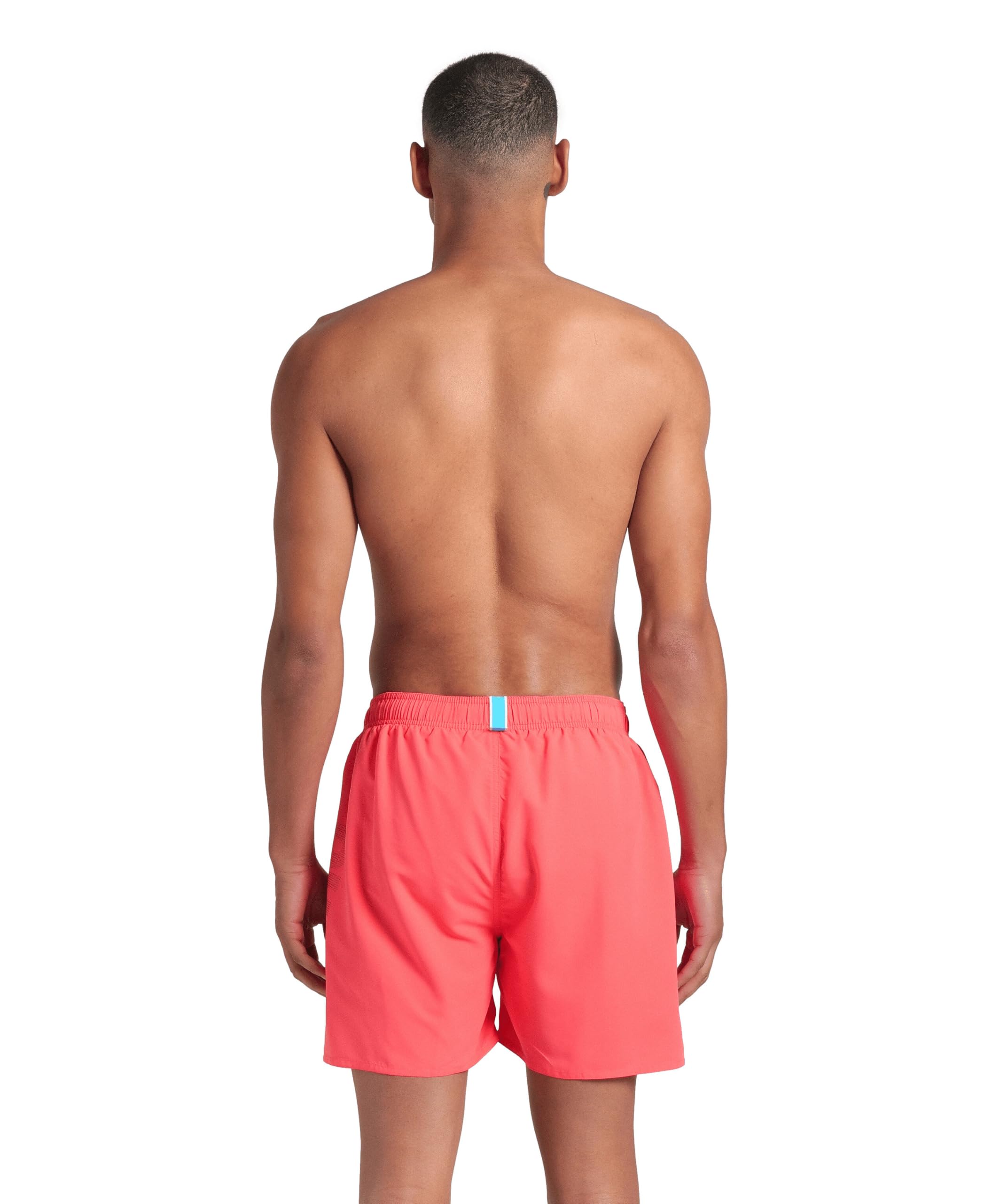 Arena Męskie bokserki z logo Basic R Beach Short, Calypso Koralowo-ciemnofioletowy, L