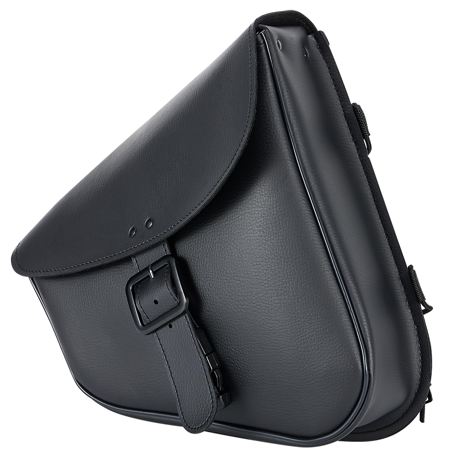 Dream Apparel Motorcycle Swingarm Bag with Black Synthetic Leather, Swing Arm Bag Motorcycle Saddlebag Left Side Tool Bag Fit for Sportster Street