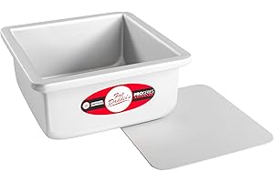 Fat Daddio's 6 Inch Square Cake Pan with Removable Bottom