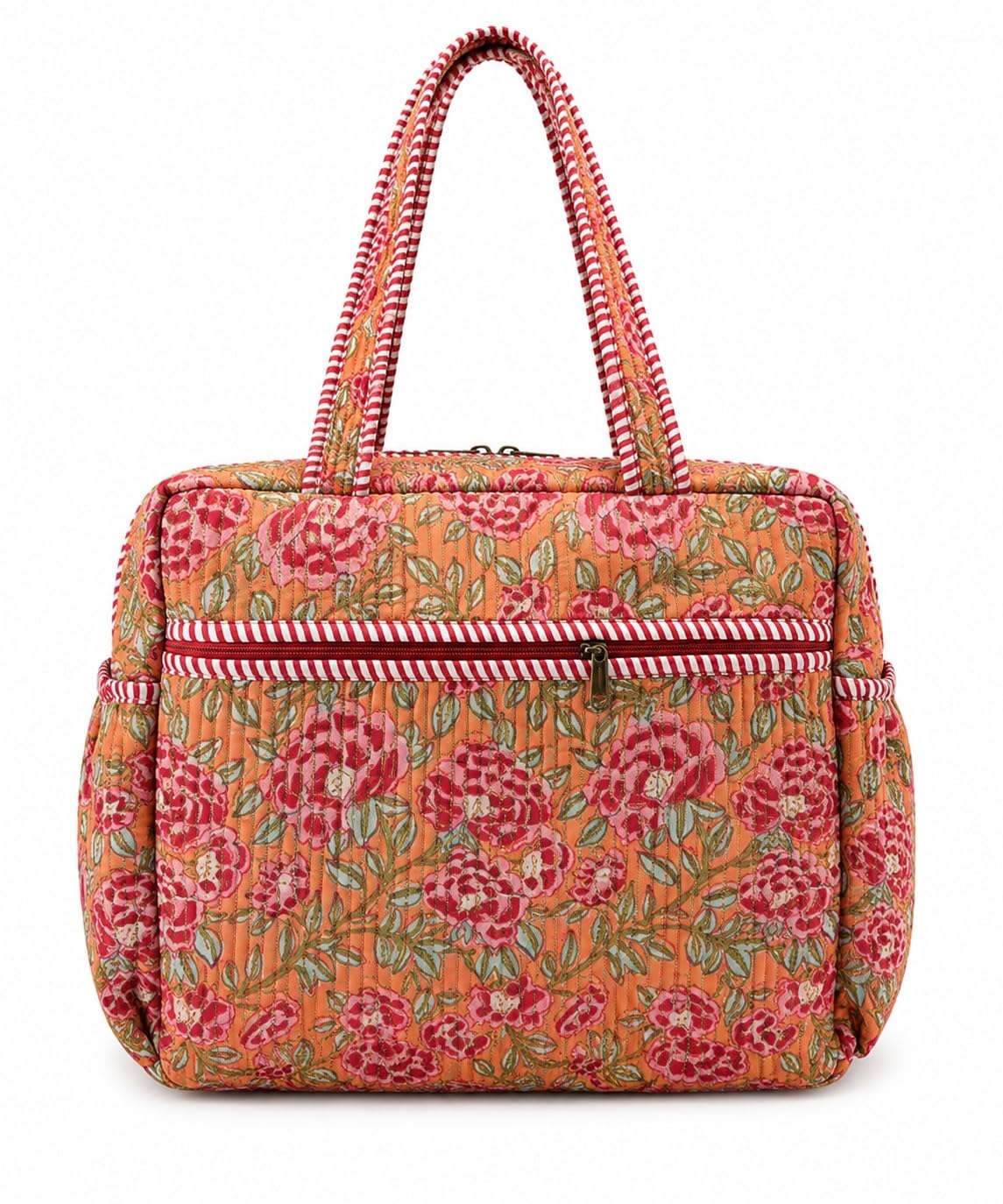 Diaper bag | Handblock Print, Lightweight & Spacious, Travel-Friendly, Baby Essentials Bag, Made in India-picture-19