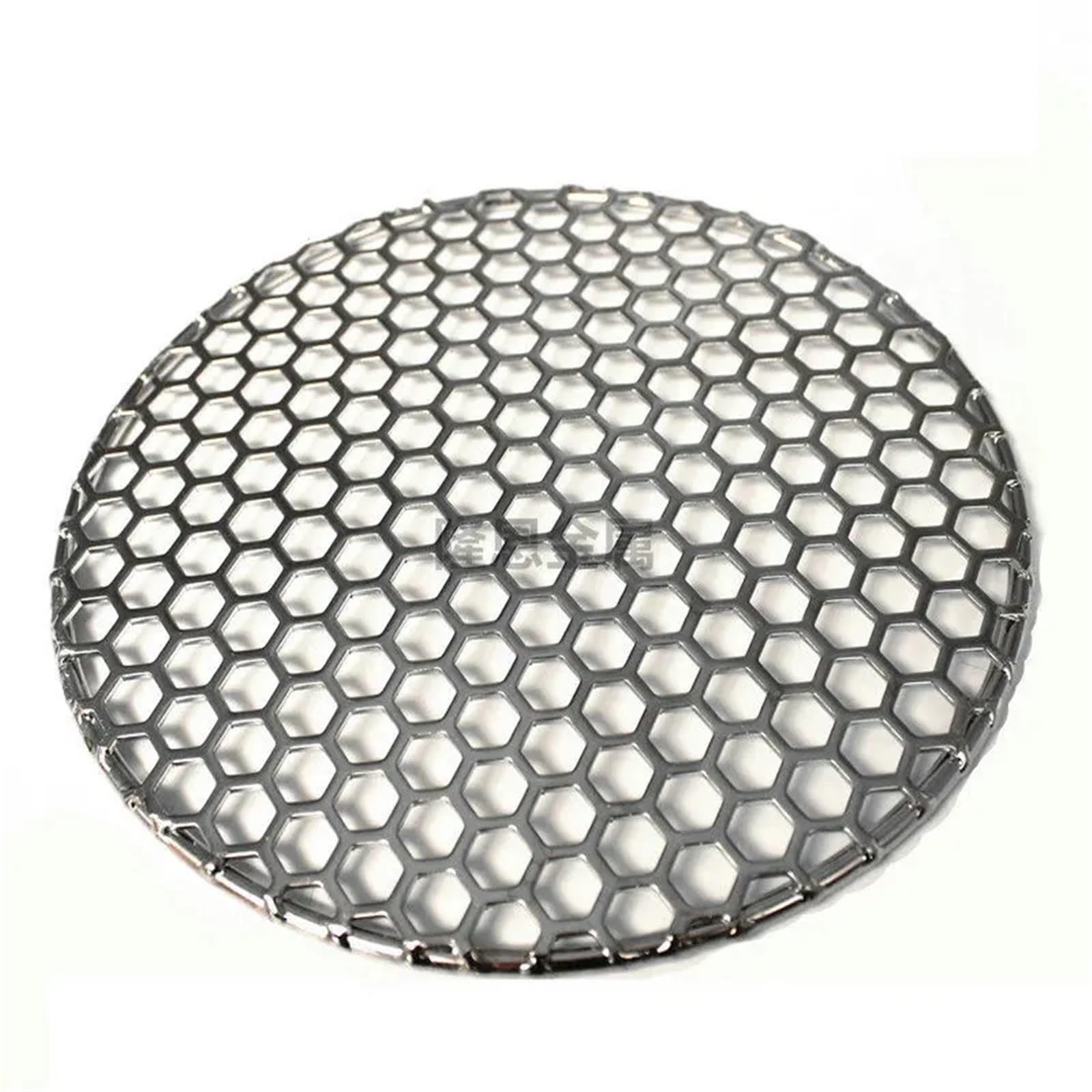 Rejilla de acero inoxidable para barbacoa, parrilla de carbón vegetal de 21 cm de diámetro, red de malla de grado alimenticio, rejilla redonda para barbacoa, acero inoxidable 304 duradero, ideal para