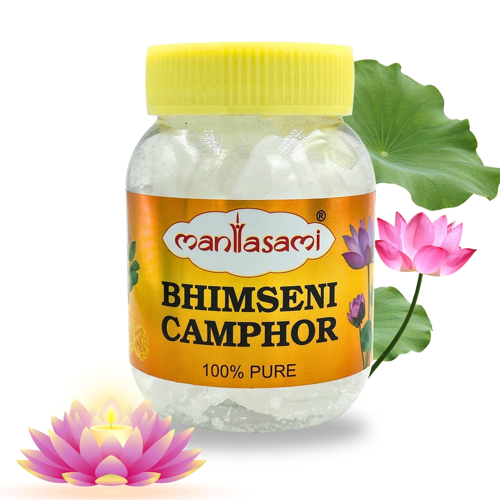 Manyasami Premium Bhimseni Camphor 250g Jar - Natural & Pure, Ideal for Daily Puja, Meditation & Spiritual Rituals (B0DFFWHDM1) Amazon Price History, Amazon Price Tracker