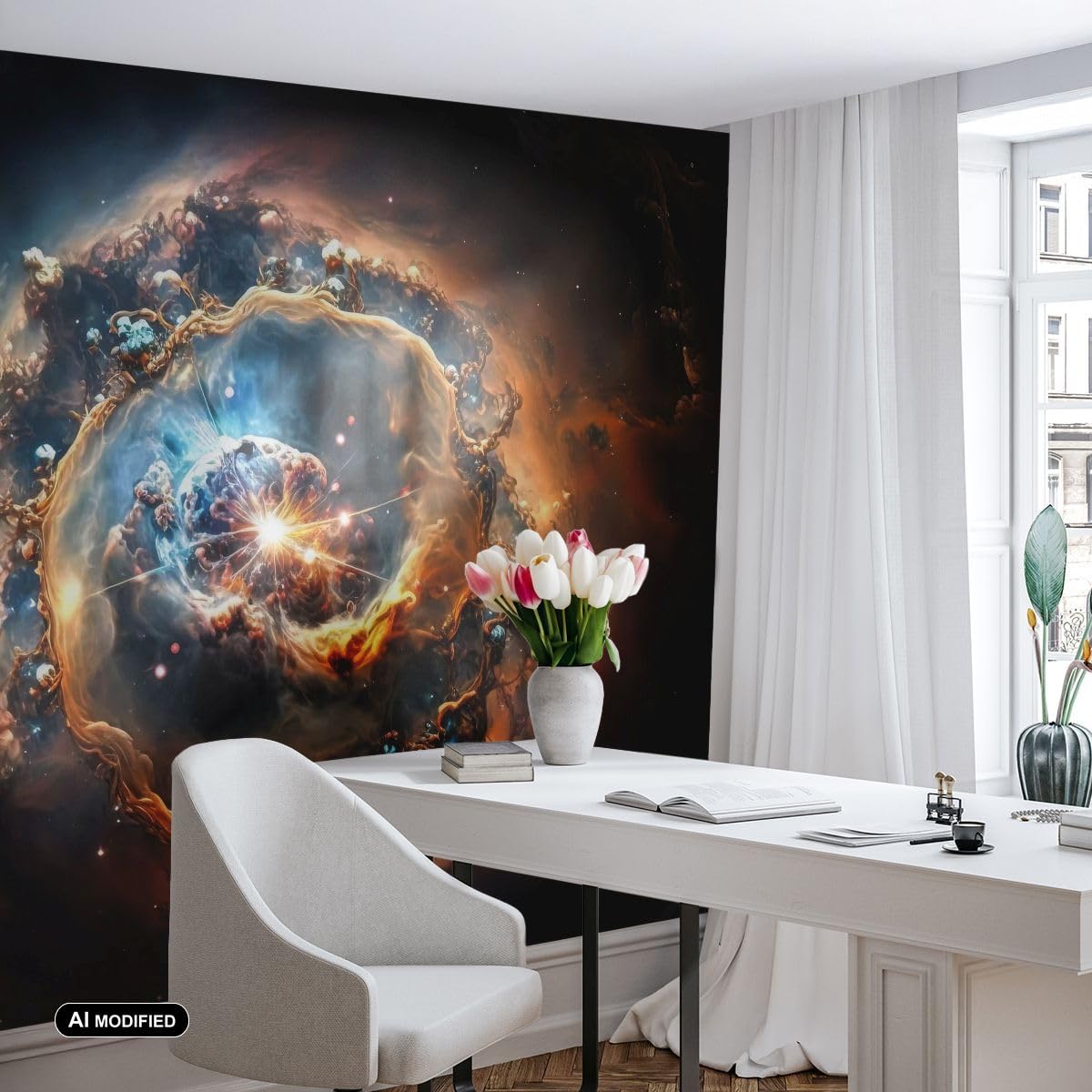 ARTTOR Carta da Parati Vinile in TNT 400x280 cm Spazio - 5808 - WF3