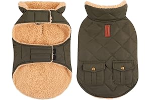 Warm, Quilted Puffer Dog Coat: Your Dog's Winter Wardrobe Essential
