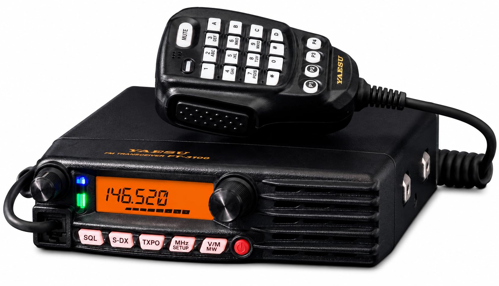 Yaesu FT-3165E ASP Emisora Móvil VHF 144MHz - Transceptor 65W de Potencia, Procesador Digital de Audio SPU-1 y Sistema de Refrigeración FACC