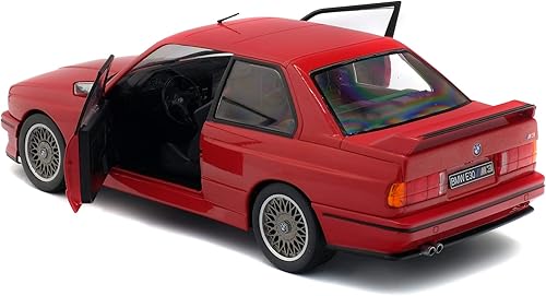 Miniatura 3 de Solido S1801502 1990 BMW E30 M3 - Coche fundido a presión, rojo, escala 118