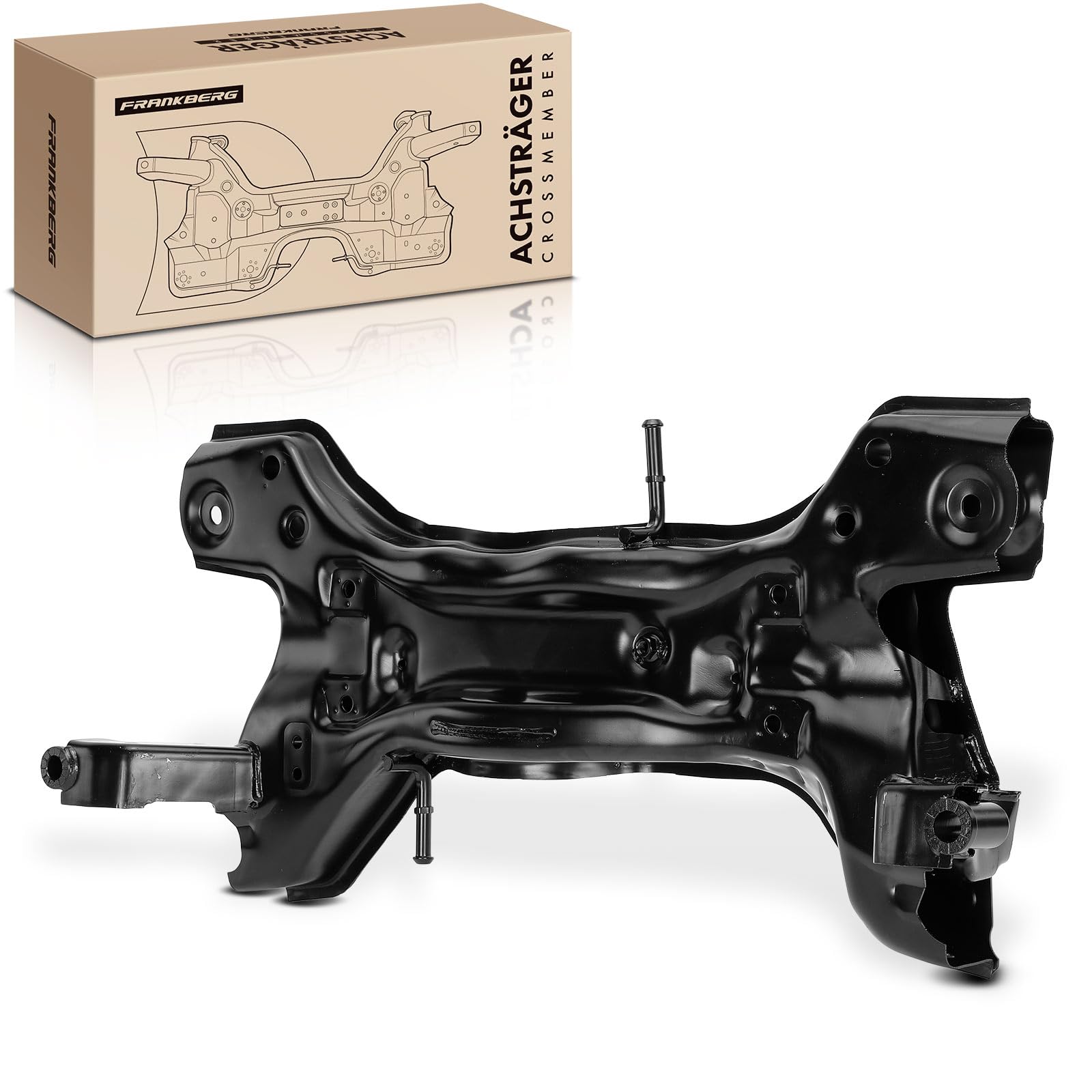Frankberg Achskörper Achsträger Motorträger Vorderachse Kompatibel mit Polo 6R 6C 1.0L-1.6L 2014-2020 Fabia II 542 1.2L-1.6L 2006-2014 Room.ster 5J7 1.2L 2010-2015 Replace# 6R0199315J