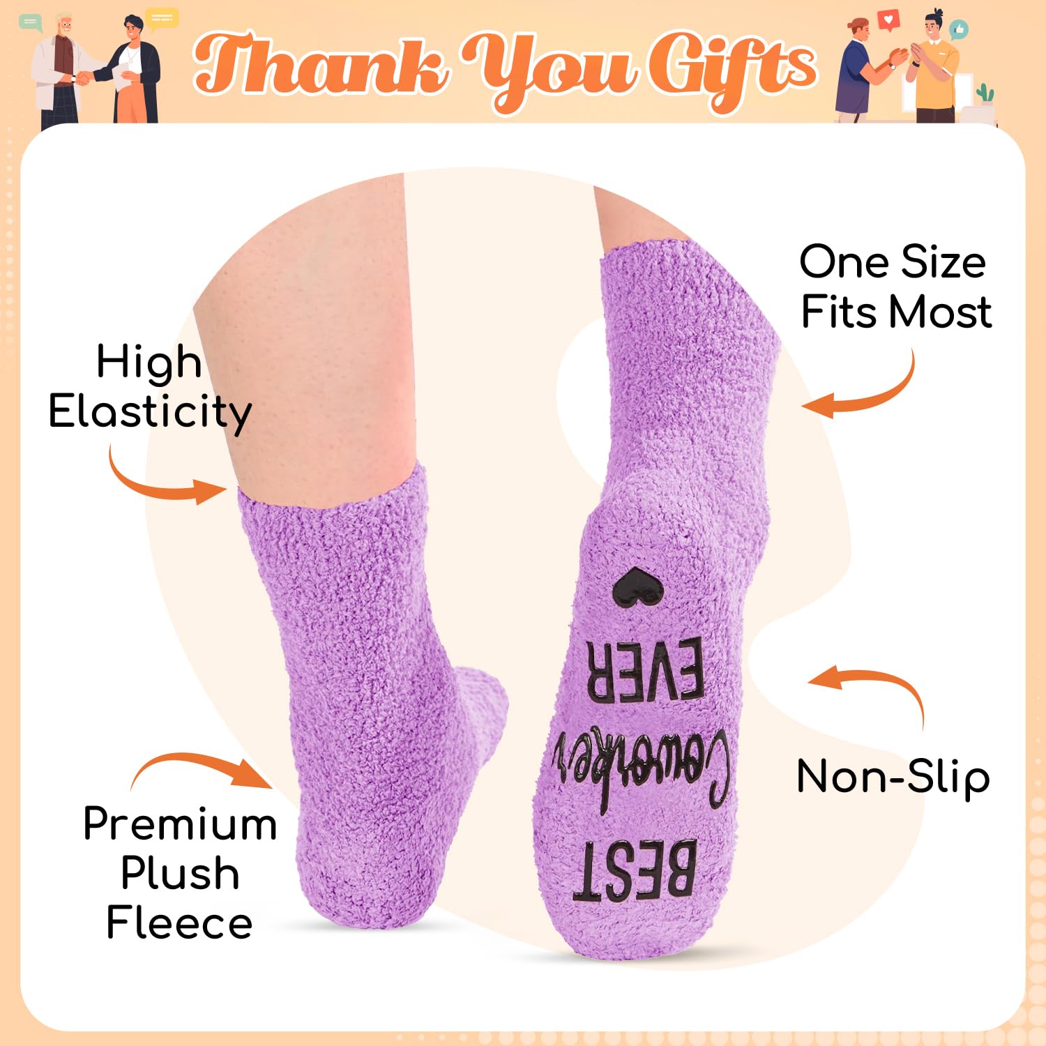 HAPPYPOP Retirement Gifts - Retired Socks, Friend Coworker Socks Gifts for Women