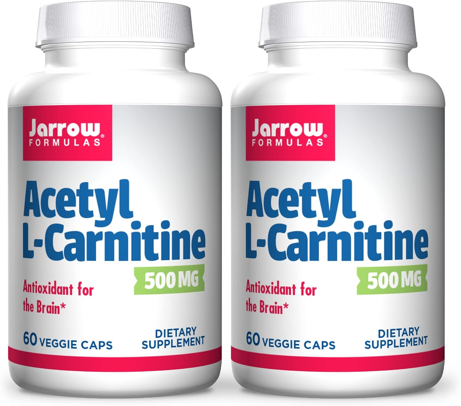 Jarrow Formulas Acetyl LCarnitine 500 mg 60 Veggie Caps
