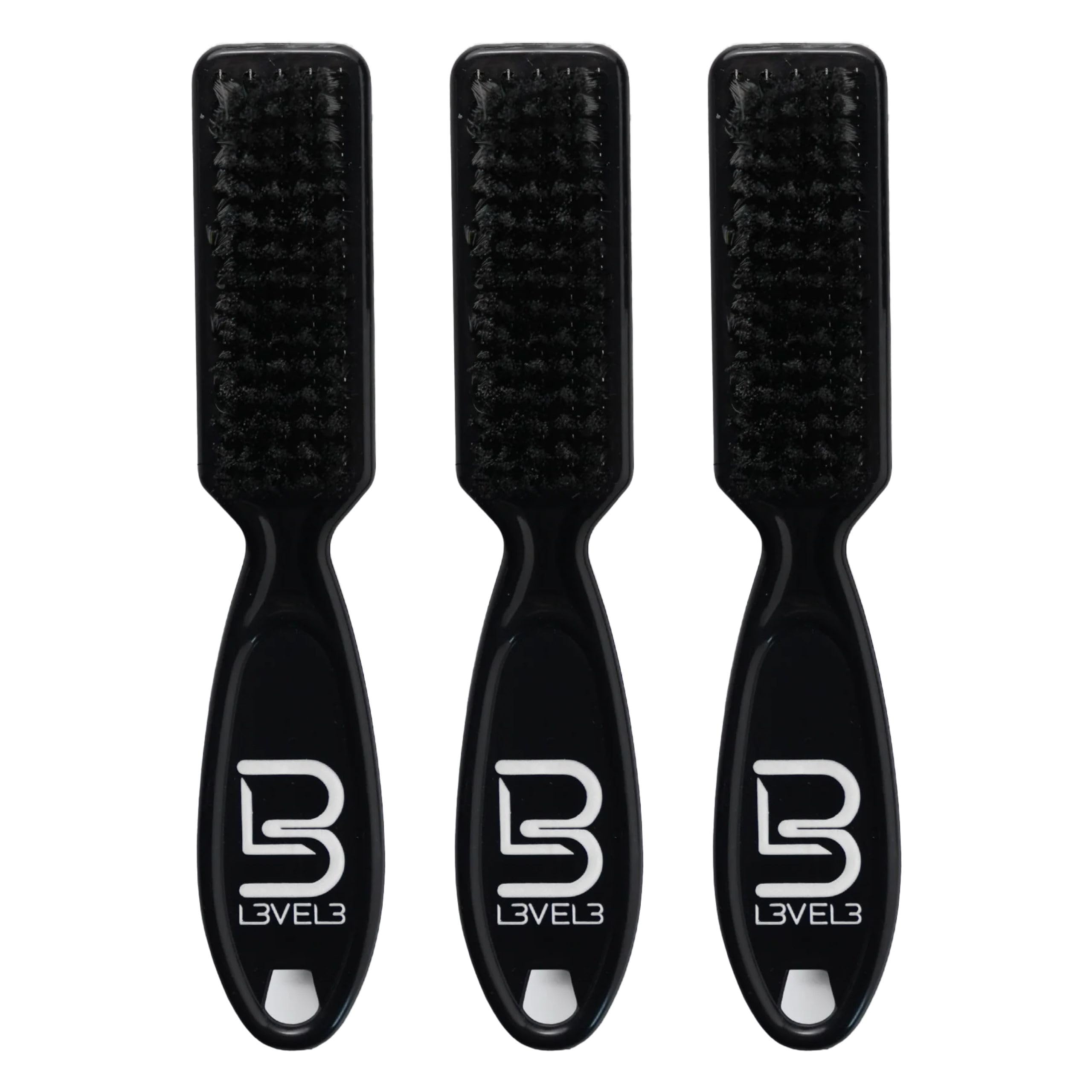 Level 3 Fade Brush Set Barber Brush Kit for Fades and Lineups (3 Pc)