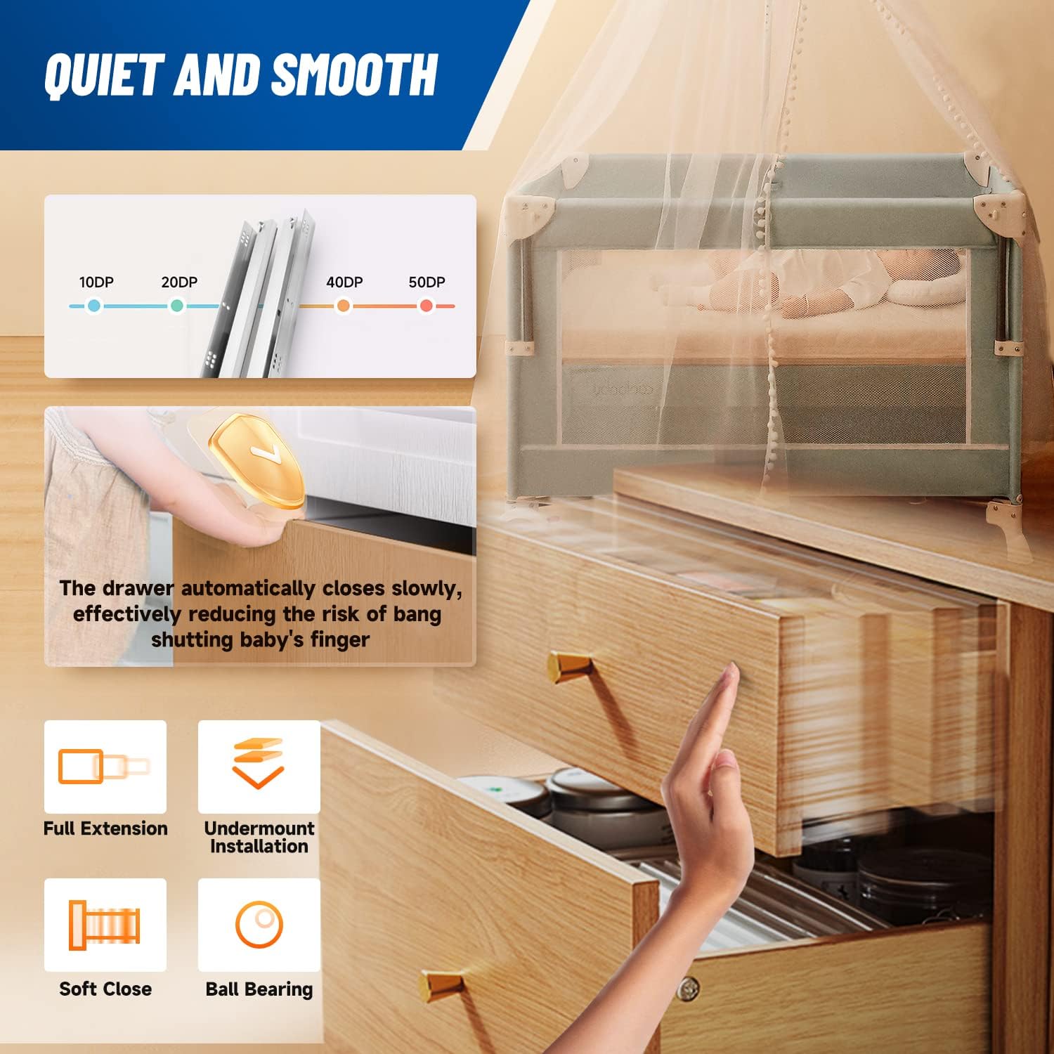 meite Soft Close Undermount Drawer Slides 12 Inch Philippines Ubuy