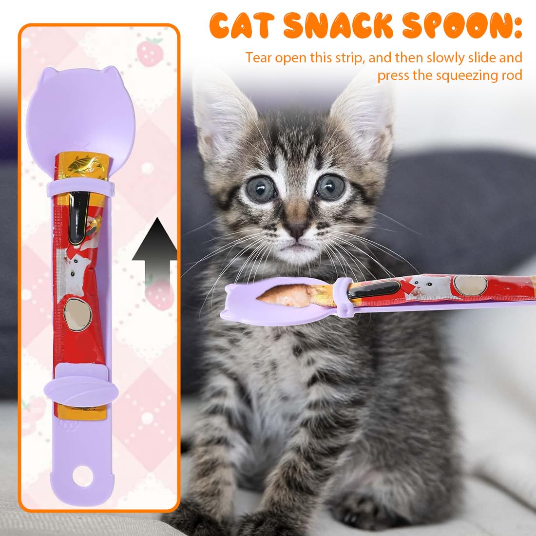 4 Pezzi Cucchiaio Per Cibo Per Gatti 2 Cucchiai Per Mangime Per Gatti + 2 Apriscatole Cucchiai Per Gatti Dispenser Multifunzione Per Snack Liquidi Cucchiai Per Cibo Umido e Purea (4 Colori)