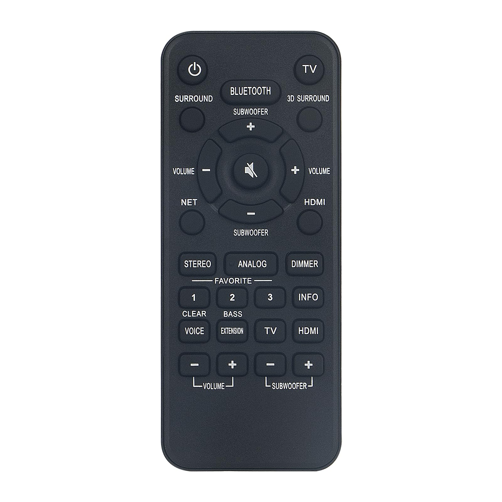 VAH0130 Replaced Remote Control fit for Yamaha Soundbar YAS-408 YAS-408BL ATS-4080 YAS408 YAS408BL ATS4080 MusicCast Bar 400