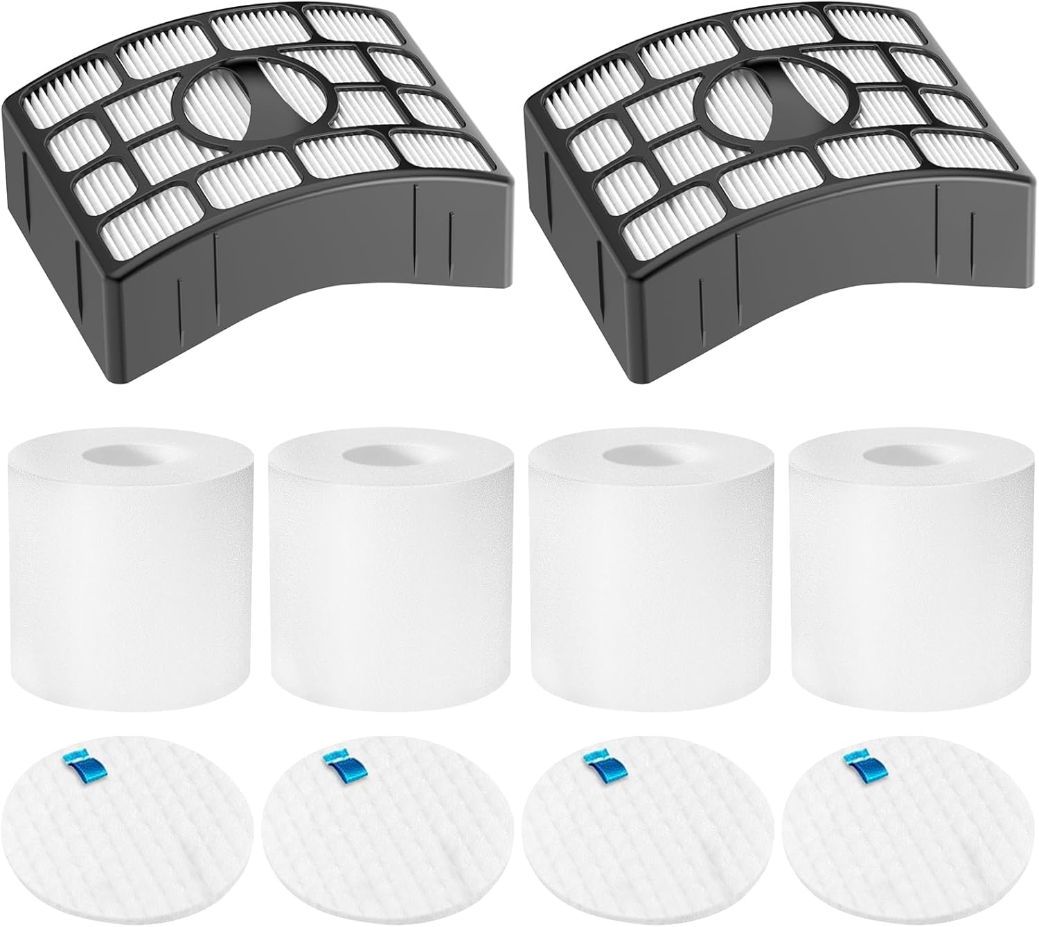 NV752, AZ1002 Filters for Shark Rotator Powered Lift-Away Vacuum NV650, NV650W, NV651, NV652, NV750W, NV751, NV752 NV831, NV835, AX950, AX951, AX952, ZU632, AZ1000W, AZ1002, AZ1002BRN, XFF650 & XHF650 4+2 Pack Filters