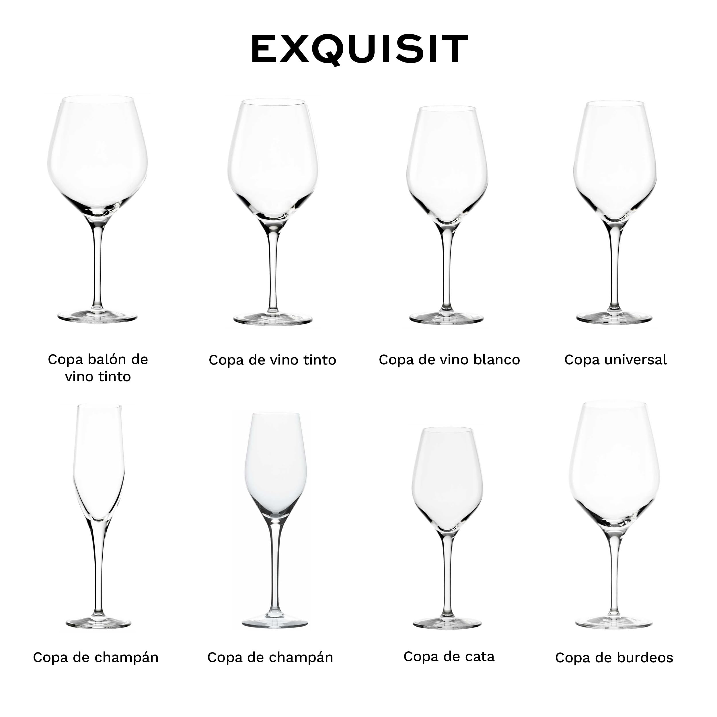 Stölzle Lausitz Copas Blind Tasting Negras Exquisite Set de 6, 350 ml – Copas de Cristal Elegantes para Vinos Blancos y Tintos – Resistentes al Lavavajillas y a los Golpes