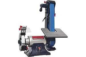 Bucktool 2 x 72 Belt Grinder and 6-inch Bench Grinder