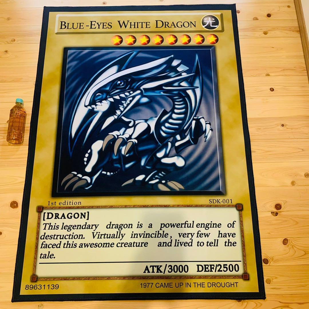 遊戯王 - 遊戯王 青目の白龍 ブルーアイズホワイトドラゴン カーペット マット 海外限定 遊戯王 - 遊戯王 青目の白龍 ブルーアイズホワイトドラゴン