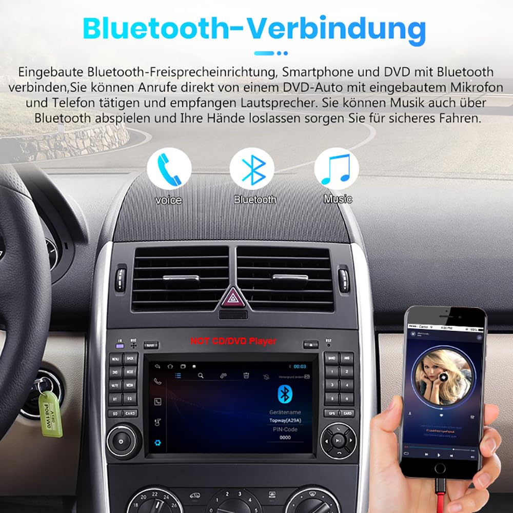 Urządzenie nawigacyjne GPS do samochodu, 7-calowy ekran dotykowy GPS + listwy uchwytu, kamera cofania do Mercedes, Benz klasy A, W169, A150, A60CDi, A170, A180CDi, A200/klasa B, W245, B150, B160CDi,