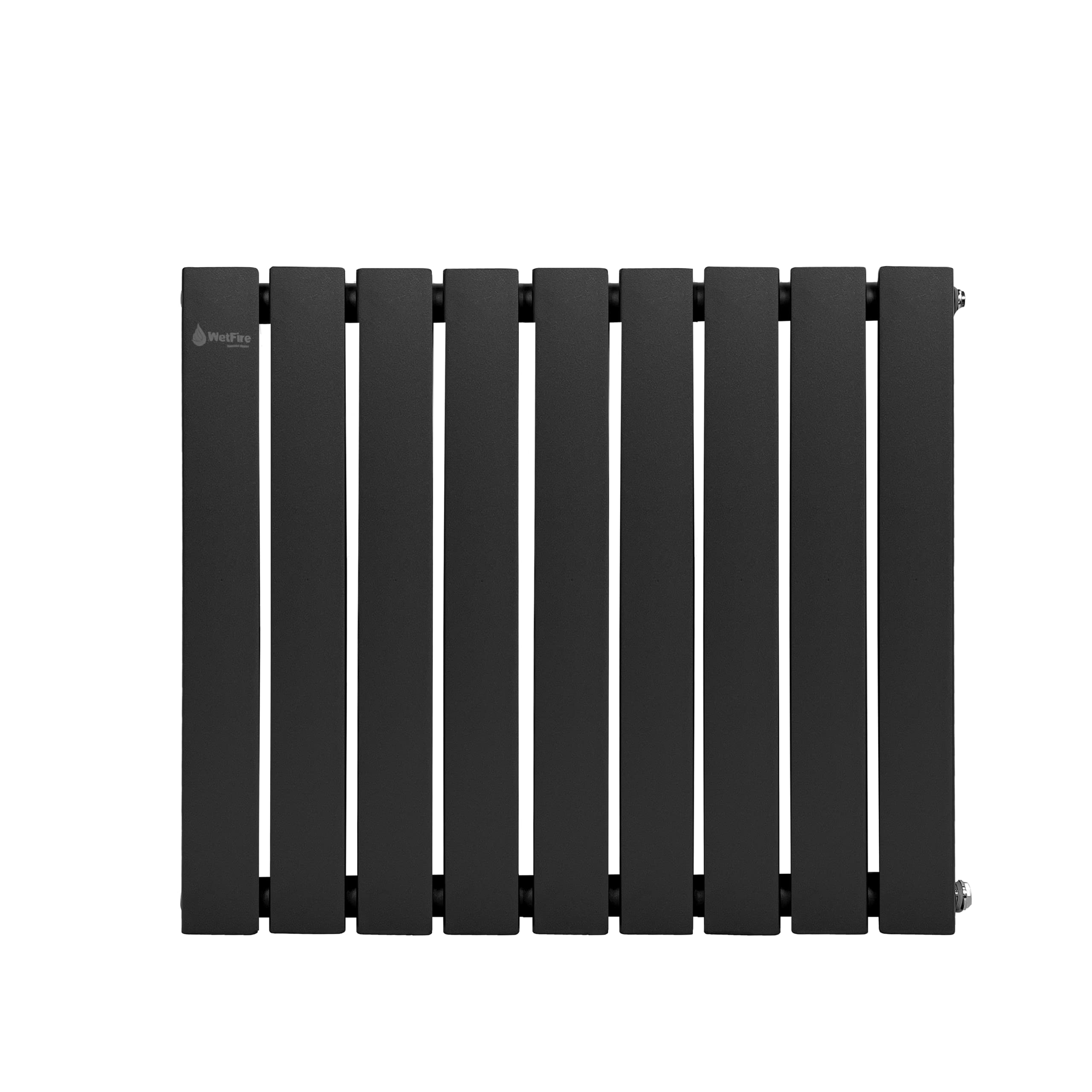 HORIZENTAL Vertical Designer Flat Panel Column Radiator for Central Heating Double (600X767(D), Anthracite Gloss Finish-Dark Grey)