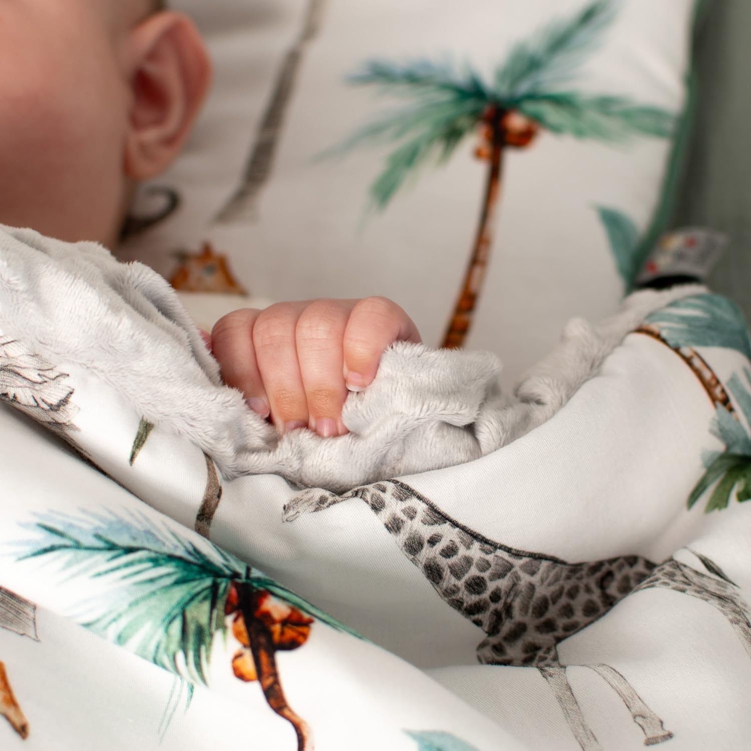 Sevira Kids - Wendedecke aus Minky, Safari, hergestellt in Frankreich
