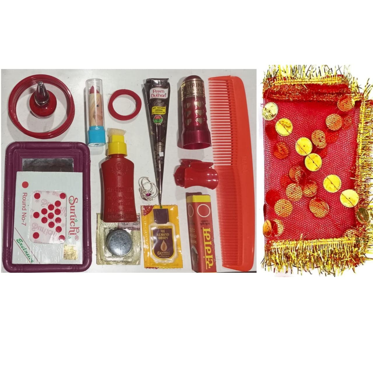 Zintalic Navratri MATA Rani Suhag Kit/Devi Solah Shringar Kit with 16 Shringar (B0BFXH43P6) Amazon Price History, Amazon Price Tracker