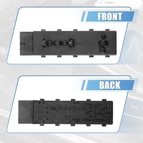 Miniatura 8 de X AUTOHAUX Control de interruptor de asiento eléctrico de 8 vías delantero izquierdo para GMC Sierra 1500 para Chevy Silverado 1500 07-13 para