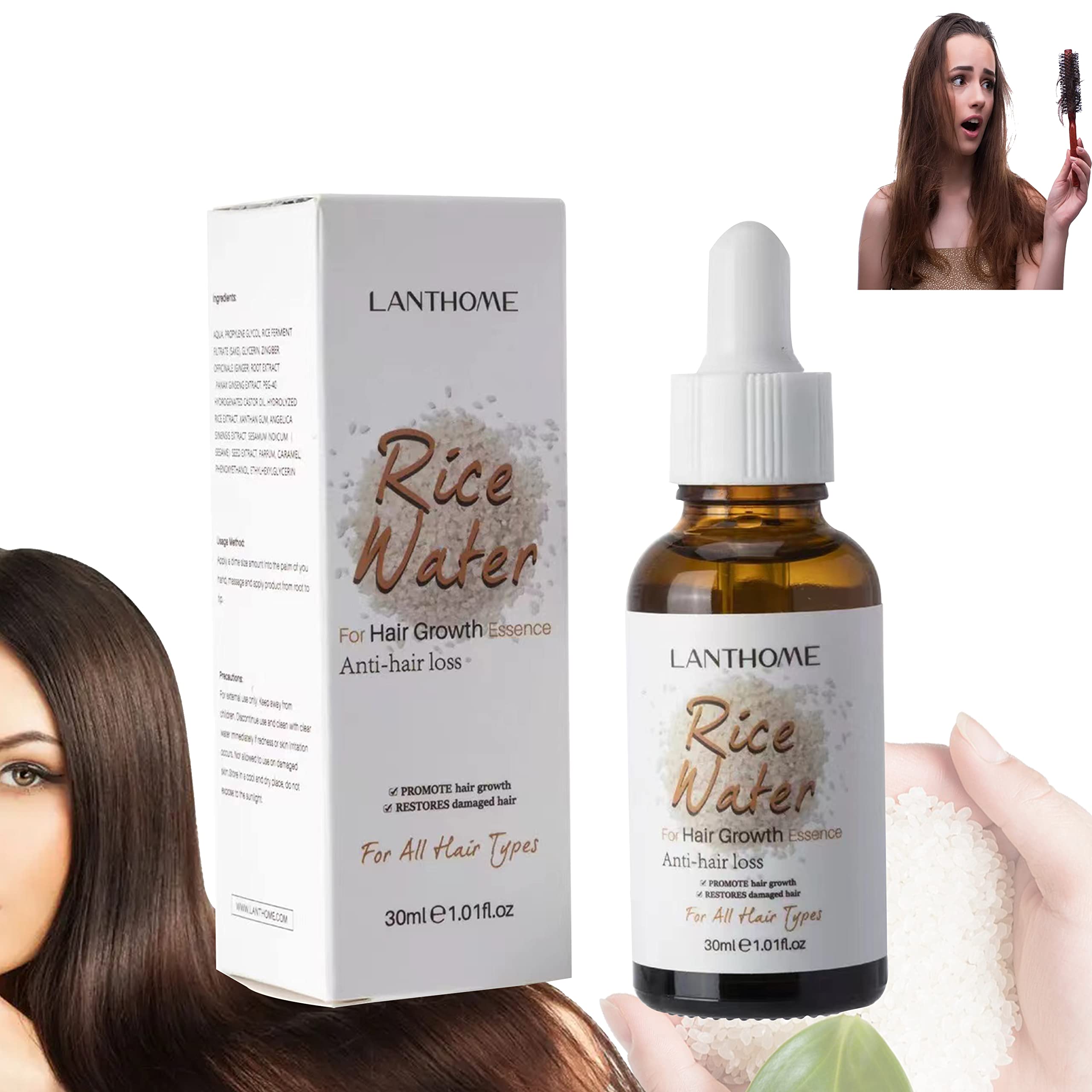 Buy PurAect Fermented Rice Water Serum, Rice Water for Hair Growth