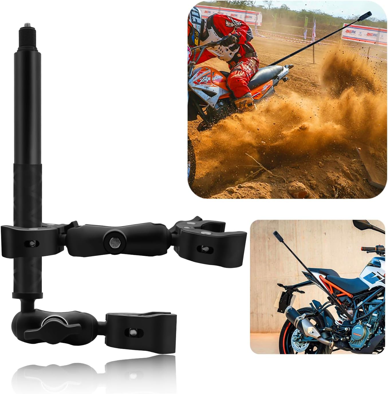 Support Magnétique Rapide Pour DJI Osmo Action 5 Pro/4/3 – Fixation Sécurisée Pour Trépied, Perche à Selfie, Vlog, Vélo & Moto