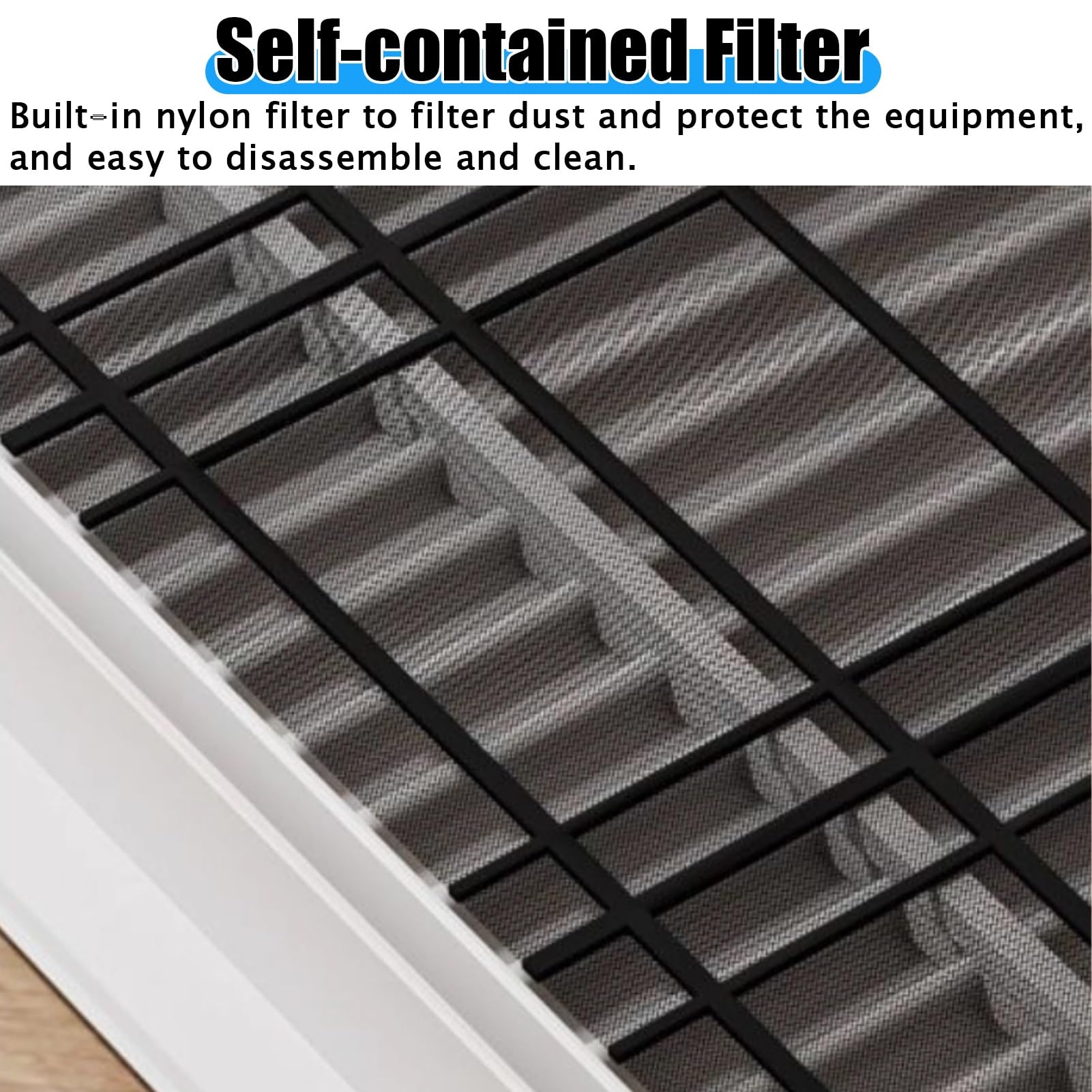 Custom Louvered Access Panel with Fine Mesh - F-Mounted Service Access Hole Cover for Attics Hotels Residential - Perfect Inspection Luke Custom