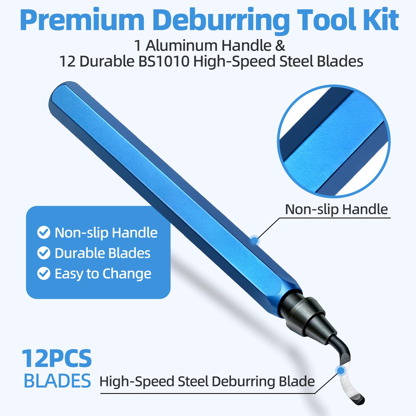 Deburring Tool Kit - 13 Pieces for 3D Printing -2