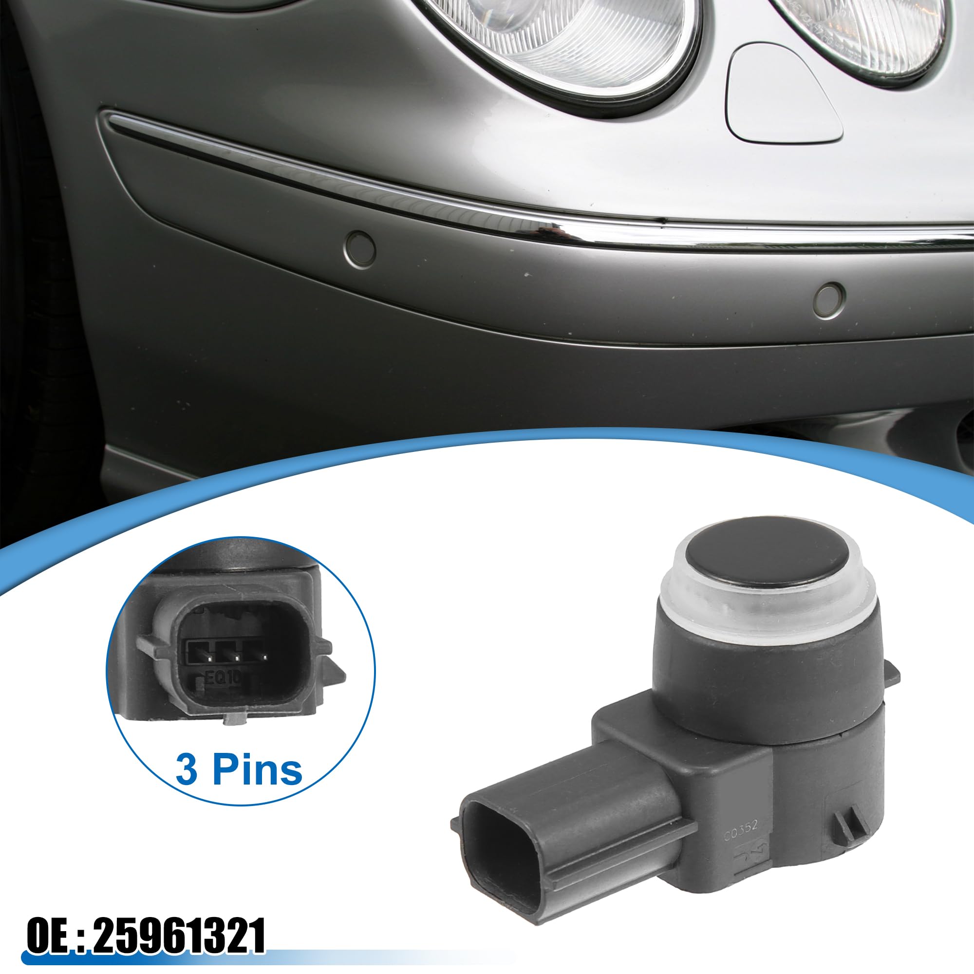 X AUTOHAUX No.25961321 Car Bumper PDC Backup Parking Reverse Assist Sensor for Buick Lucerne 2006-2008