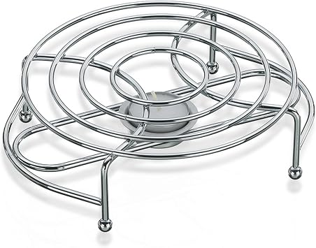Kela "Globul Teapot Warmer, Chrome, Silver, 21 x 18 x 6 cm