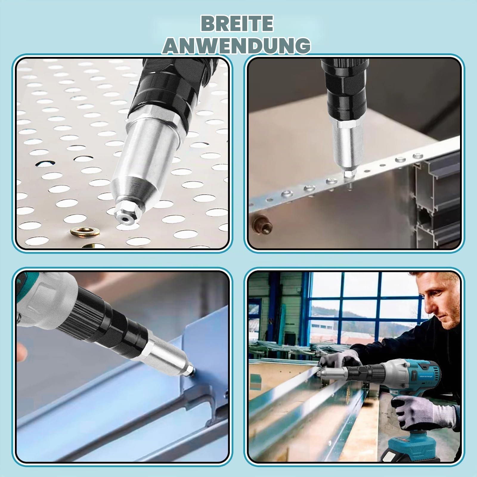 LIROPAU Akku Nietzange Kompatibel mit Makita 18V