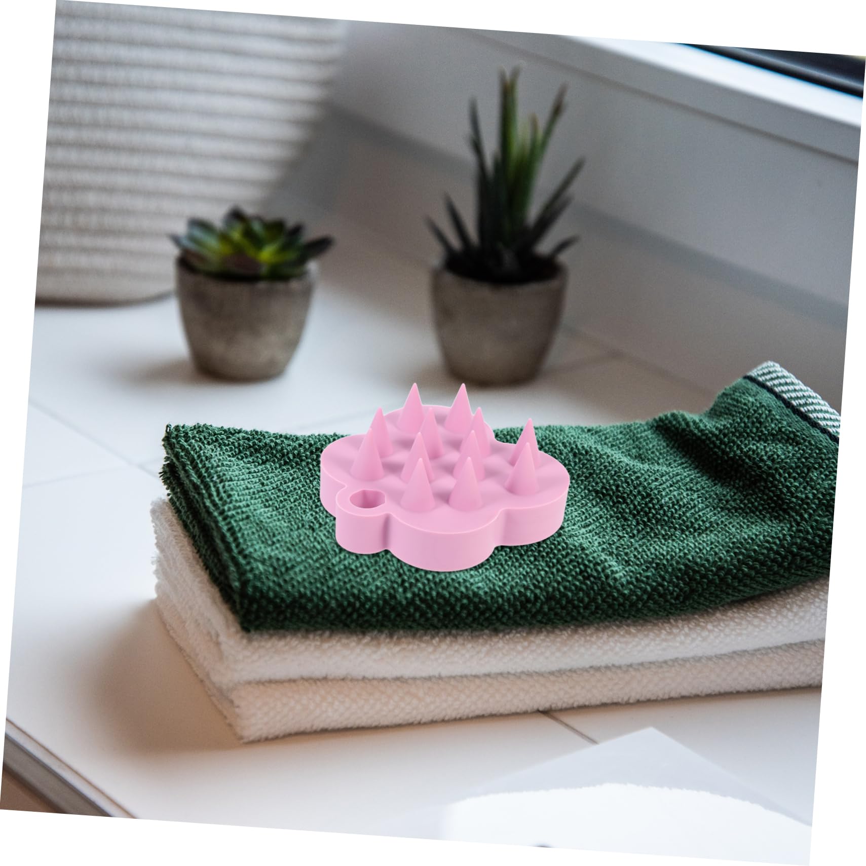 3 Piezas cepillo de masaje de champú cepillo de champú masajeador de cuero cabelludo de para masaje del cuero cabelludo scalphero massage masajeador o Beavorty