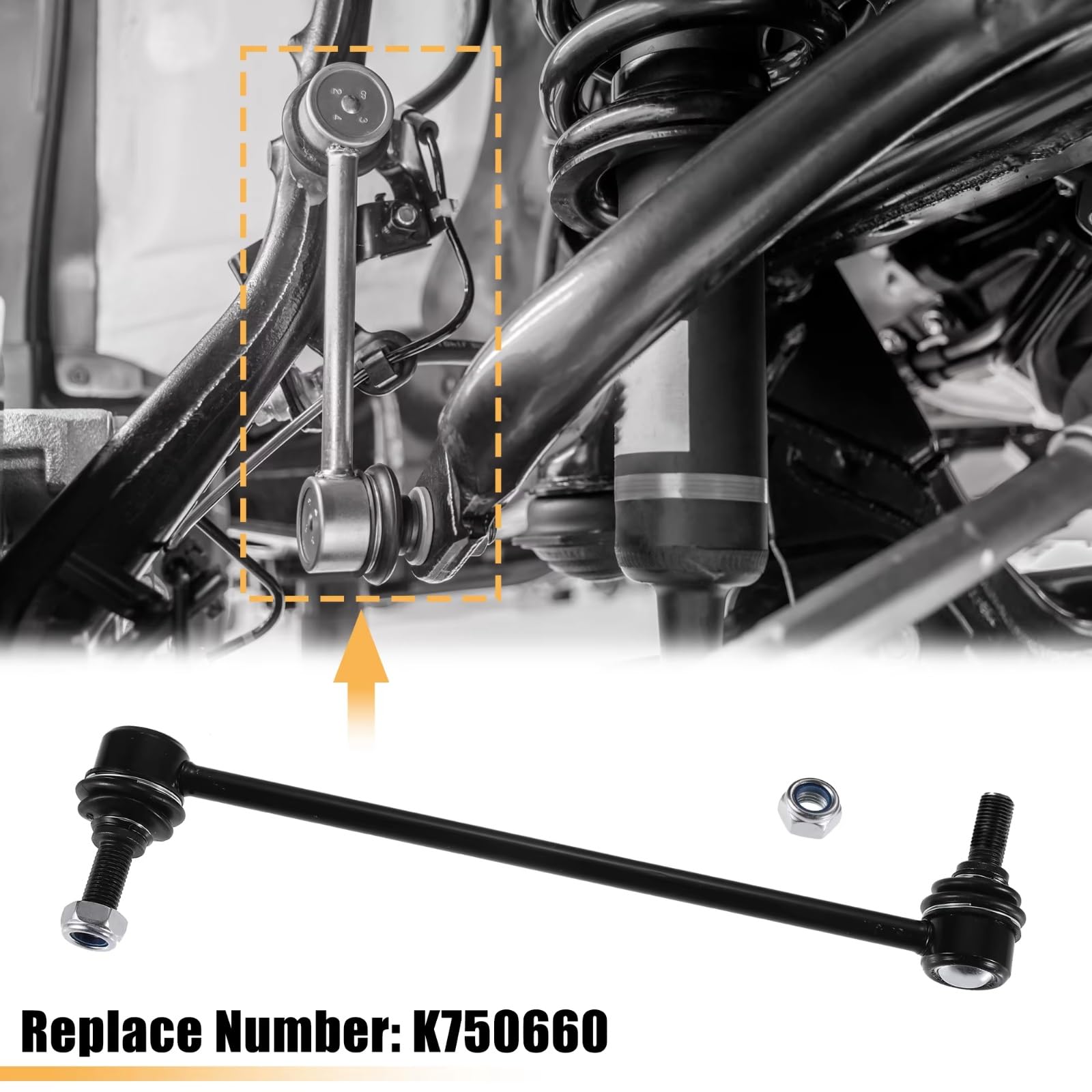 Buje estabilizador (1 par) para Barra estabilizadora de suspensión Delantera K80230 para Chevrolet Impala 2014 2015 2016 2017 2018 y 2019