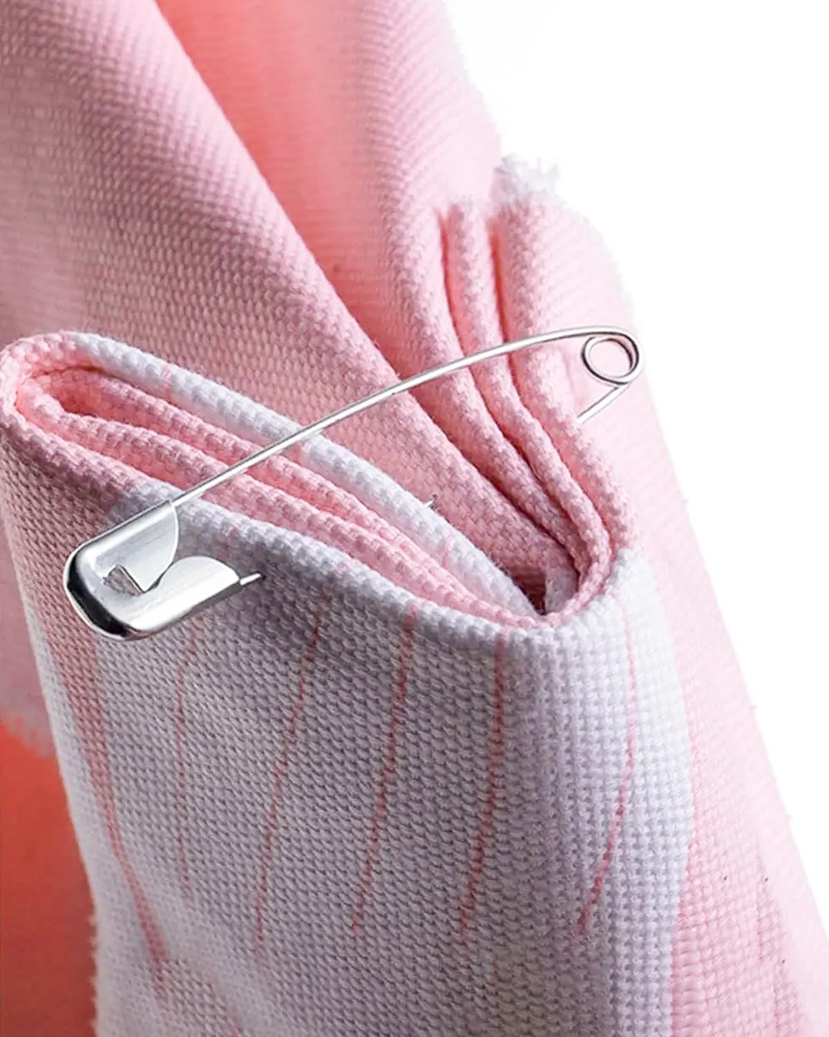 Caianwin 50 Pezzi Spille Da Balia 55mm, Spille per Pannolini Resistenti - Spille da Balia Grandi per Arti Mestieri, Cucito(Argento