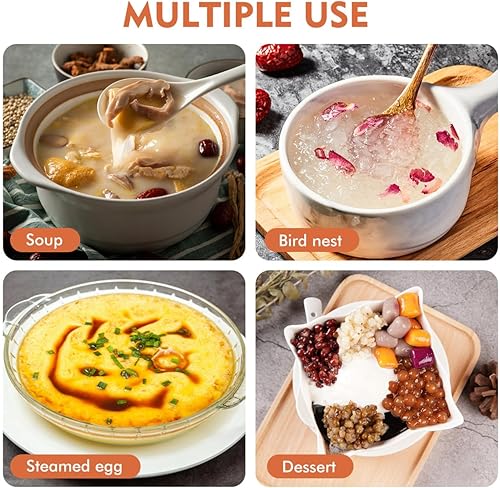 Miniatura 4 de DOITOOL Olla de vidrio para estufa, popurrí de 11.8 fl oz/12 oz, cacerola de vidrio resistente al calor con tapa, utensilios de cocina transparentes