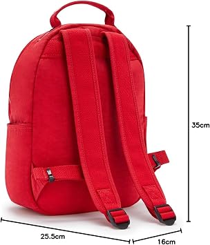 Kipling SEOUL S Small Backpack with Laptop Protection 13 Inches 35 cm 14 L 0.50 kg Red Rouge