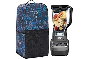 Blue Blender Dust Cover with Organizer Pockets