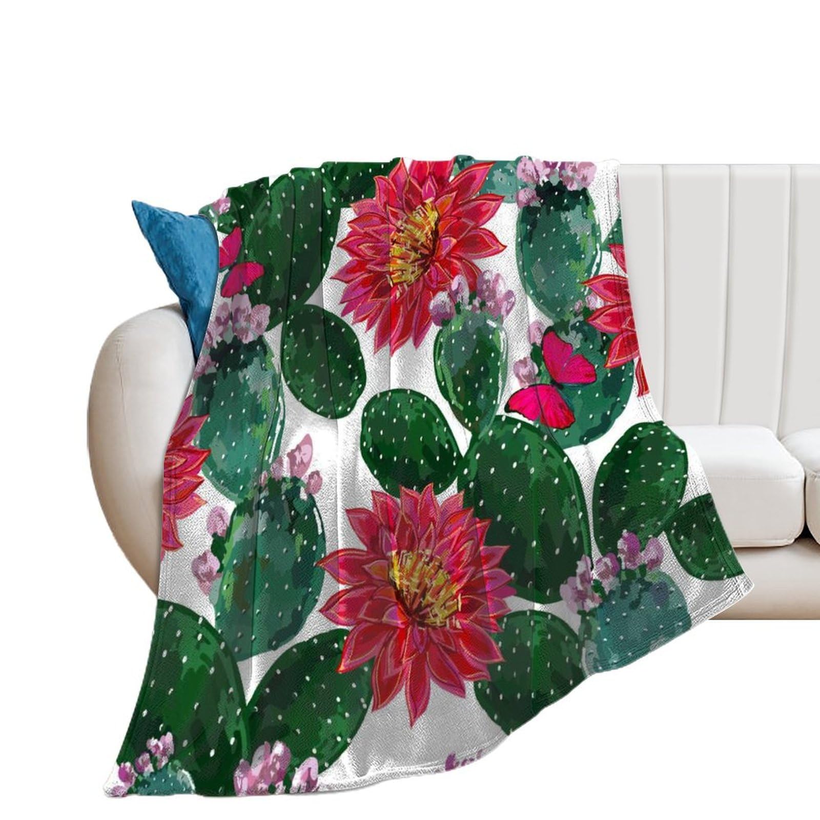 Couverture en flanelle carthame plaid polaire doux chaud pour lit et canape 100x130cm