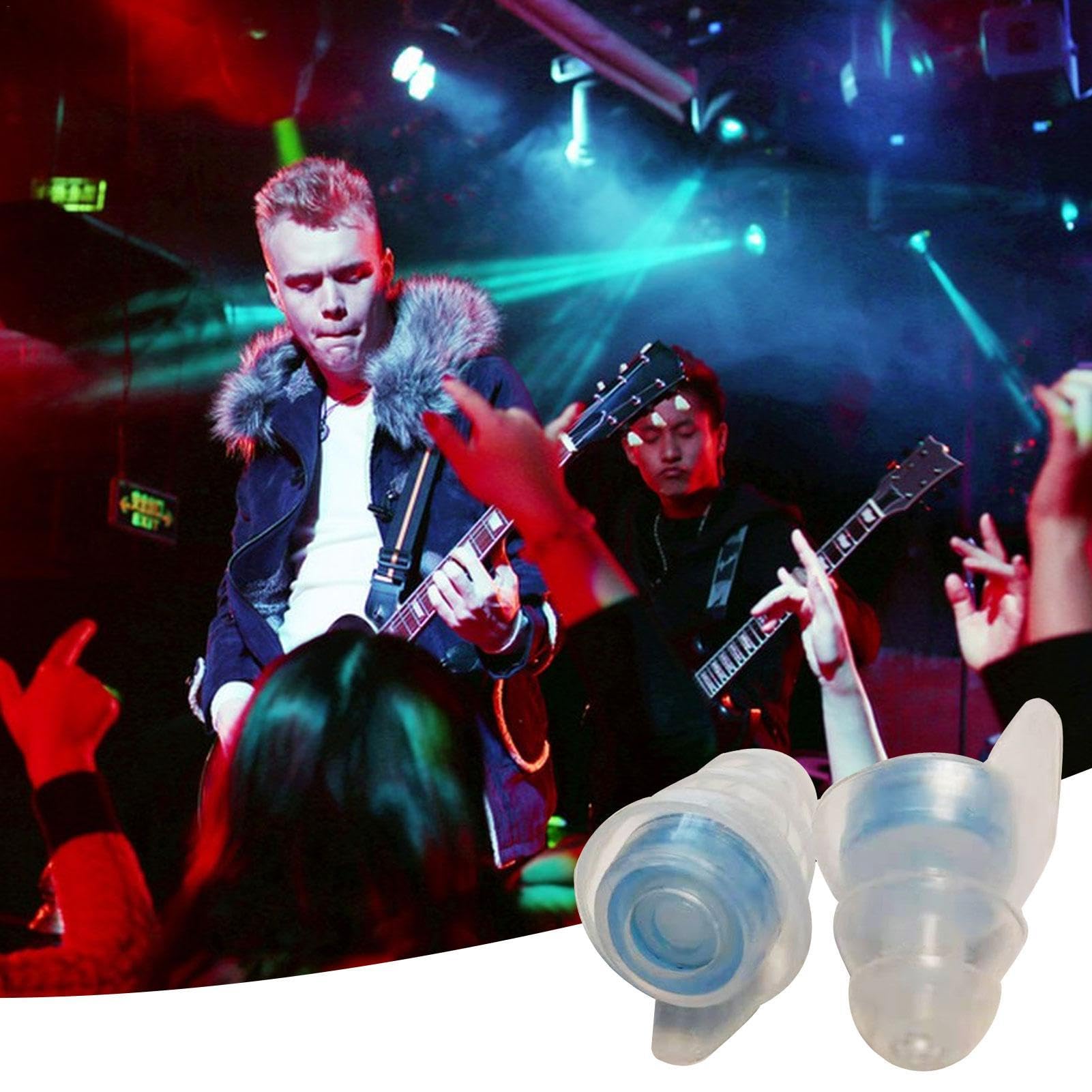 Bouchons d'oreille de concert, bouchons d'oreille avec réduction du bruit, bouchons d'oreille pour musiciens avec protection de 23 dB, bouchons d'oreille avec annulation du bruit
