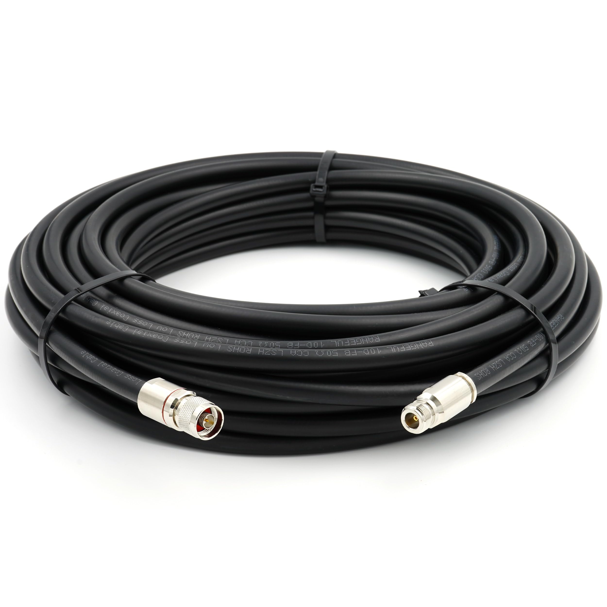 N Macho a N Hembra 15m cable coaxial de extensión de baja pérdida 10D-FB Ø13mm N Male cabl para GSM LTE router 4G 5G antena repetidor WIFI exterior amplificador WIFI adaptador GPS